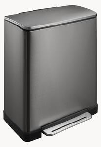 Pattumiera con pedale E-Cube, 28 + 18 L