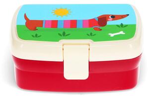 Porta merenda per bambini Sausage Dog - Rex London