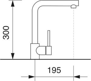 CROLLA Miscelatore Cucina Rubinetto Monocomando finitura Cromo - ES 7730 CR Hermione