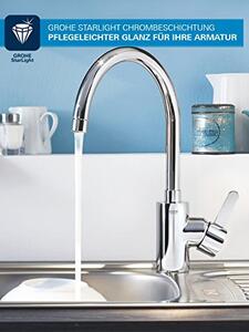 GROHE Miscelatore Cucina Rubinetto Monocomando Lavello colore Cromo - 32843002 Eurosmart Cosmopolitan