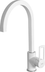 ELLECI Miscelatore Cucina Rubinetto Monocomando Lavello colore Bianco K96 - MKKBRI96 Bridge