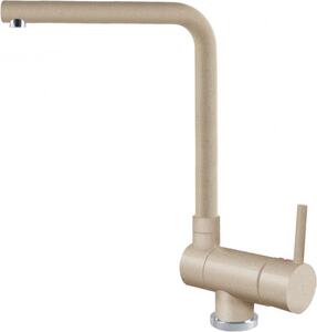 ELLECI Miscelatore Cucina Rubinetto Monocomando Lavello finitura Granitek colore Avena G51 - MGKDAN51 Danubio