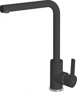 ELLECI Miscelatore Cucina Rubinetto Monocomando Lavello finitura Granitek colore Nero G40 - MGKS0140