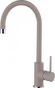 ELLECI Miscelatore Cucina Rubinetto Monocomando Lavello finitura Granitek colore Tortora G43 - MGKCLO43