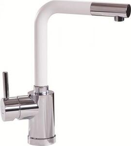 Plados Miscelatore Cucina Rubinetto Monocomando materiale Ultrametal colore Cromo 40 + Nero UM44 - POLYTEK20