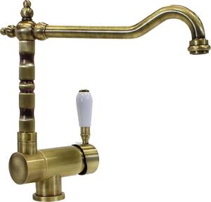 Plados Miscelatore Cucina Sottofinestra Rubinetto Monocomando colore Bronzo AF18 - MIXOLDST