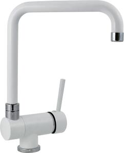 Plados Miscelatore Cucina Sottofinestra Rubinetto Monocomando a Canna Alta colore Tartufo UG72 - NOVOMIX