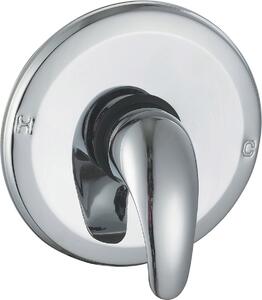 R.A. Miscelatore doccia incasso Rubinetto bagno monocomando colore Cromo - 103212 Serie Euro