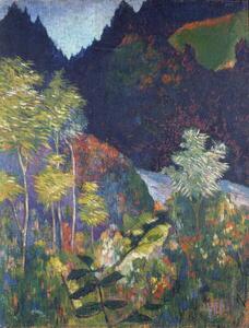 Riproduzione Landscape, Gauguin, Paul (1848-1903)