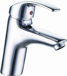 Utilia Miscelatore lavabo Monocomando rubinetto bagno colore Cromo - ZS62203 Diamante