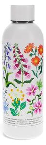 Bottiglia in acciaio inox bianco 500 ml Wild Flowers - Rex London