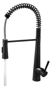 Miscelatore da cucina, acciaio inossidabile 304, montaggio a incasso, monocomando, erogatore estraibile, rotazione a 360°