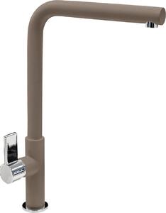 Plados Miscelatore Monocomando Rubinetto Monocomando finitura Nanostone colore Cromo e Pure White CR+NS N1 - VENMIXL