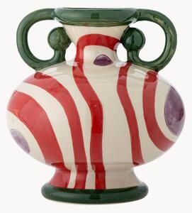 Vaso decorativo in gres dipinto a mano Betiva, alt. 26 cm