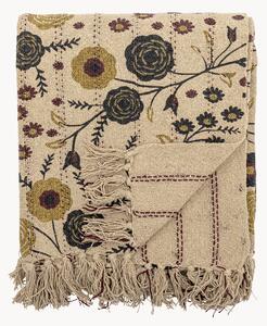 Coperta in cotone con frange Eydis