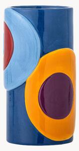 Vaso di design in ceramica dipinto a mano Polivia, alt. 18 cm