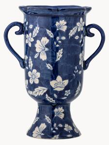 Vaso decorativo in gres dipinto a mano Amara, alt. 21 cm