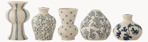 Set di 5 vasi in gres dipinti a mano Quinto, alt. 10 cm