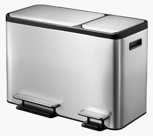 Pattumiera con pedale EcoCasa, 24 + 12 L