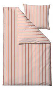 Set copripiumino e federa rosa in cotone organico per letto singolo 140x200 cm Echo – Södahl