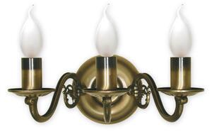 Brilagi - Lampada da parete IMPERO 3xE14/60W/230V ottone
