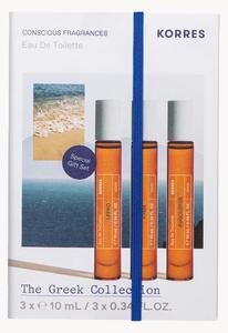 Set di 3 Eau De Toilette unisex Greek Scents (Lefko, Kyma & Avgoustos)