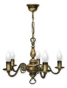 Brilagi - Lampadario a catena IMPERO 5xE14/60W/230V ottone