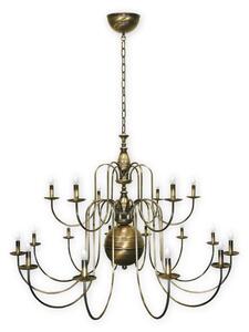 Brilagi - Lampadario a catena OPERA MAX 18xE14/60W/230V in ottone