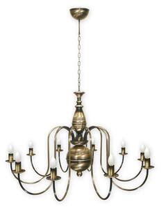 Brilagi - Lampadario a catena OPERA MAX 10xE14/60W/230V ottone