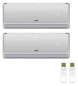 Zephir Climatizzatore Dual Split Inverter 9000 + 12000 Btu Condizionatore con Pompa di Calore Classe A++/A++ Gas R32 Wi-Fi ( Unit Interna + Unit 