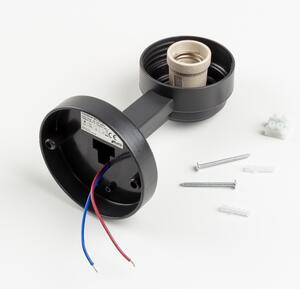 Brilagi -LED RGBW Applique da esterno HARBOR 1xE27/9W/230V IP33 antracite/bianco