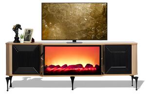 Moderno mobile TV con ante push-open e illuminazione a LED