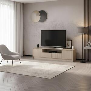 DecHome Mobile TV Moderno 4 Ante 1 Vano a Giorno Dimensioni 180x35x45 cm colore Cashmere - Kale