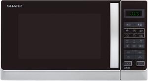Sharp Forno Microonde Combinato con Grill Capacit 25 Litri Potenza 900 Watt colore Argento - R-742 INW