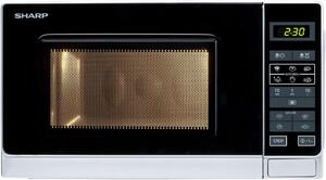 Sharp Forno Microonde Capacit 20 Litri Potenza 800 Watt colore Argento - R-242INW