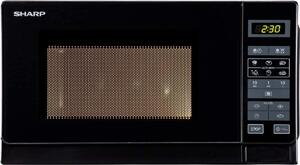 Sharp Forno Microonde con Grill Capacit 25 Litri Potenza 900 Watt colore Nero - R742BKW