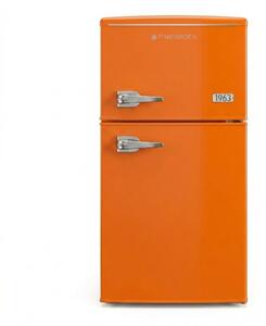 PYRAMIDEA Frigorifero Doppia Porta Capacit 100 Litri Classe energetica E Raffreddamento Statico colore Arancio - MAMBO105O