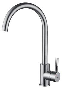 Miscelatore per cucina, girevole a 360°, monocomando, cromato, attacco G3/8