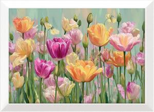 Dipinto stampato con cornice inclusa 75x56 cm Spring Tulip – Styler