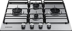 Samsung NA64H3110BS/T1 Piano Cottura 4 Fuochi a Gas 60 cm colore Inox