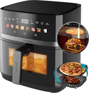 Cecotec OUTLET - Friggitrice ad Aria Capacit 8 Litri Potenza 2200 Watt Temperatura max 200 C colore Nero - Duoheat 8000 100501