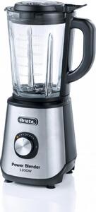 Ariete OUTLET - Frullatore con Bicchiere Elettrico Potenza 1200W 4 Lame in Acciaio colore Silver Power Blender 579 - 00C057900AR0
