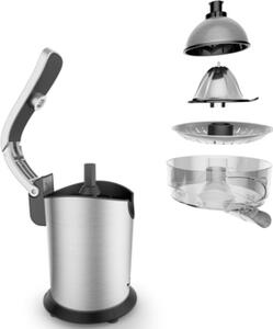 Moulinex OUTLET - Spremiagrumi elettrico Semi professionale Potenza 300 watt Leva a Pressione colore Inox - PC700D10 Vitapress Pro