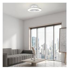 Mantra Ventilatore da Soffitto con Telecomando con Luce Lampadario Ventilatore Pale Interne Diametro 52,5 cm colore Bianco - 7493 ALISIO MINI