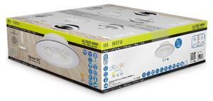 Mantra Ventilatore da Soffitto con Telecomando con Luce Lampadario Ventilatore Pale Interne Diametro 52,5 cm colore Bianco - 7493 ALISIO MINI