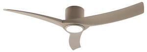 Perenz Ventilatore da Soffitto con Telecomando con Luce Lampadario Ventilatore 3 Pale Diametro 132,8 cm colore Sabbia - 7211SB IR