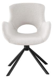Set di sedie da pranzo bianca in imbottito con braccioli 2 pz Amorim – House Nordic