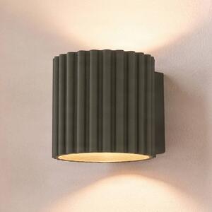 Applique da parete Aura SOLLUX LIGHTING, dimmerabile, Verde, Corridoio, Alluminio, Moderno, Applique