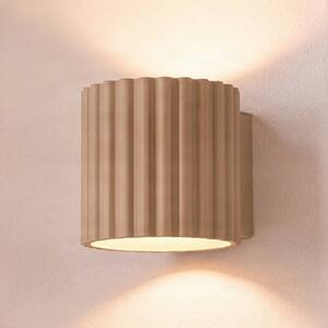 Applique da parete Aura SOLLUX LIGHTING, dimmerabile, Alluminio / Grigio / Zincato, Corridoio, Alluminio, Moderno, Applique