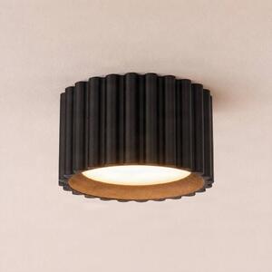 Plafoniera soffitto Aura 1 SOLLUX LIGHTING, dimmerabile, Nero, Corridoio, Alluminio, Moderno, Plafoniera